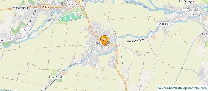 localisation de l'entreprise SCI AU PETIT PATOIS  VILLEVIEUX