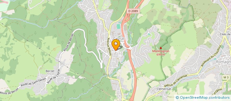 localisation de l'entreprise SCI AU PETIT VOL  SAINT-GENES-CHAMPANELLE