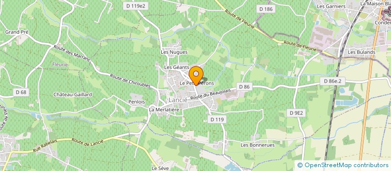 localisation de l'entreprise SCI AU PICHET  LANCIE