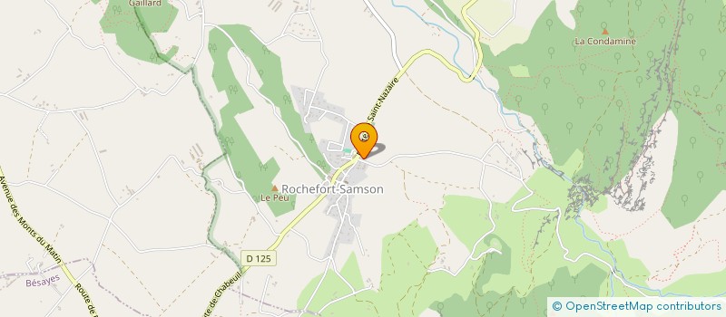 localisation de l'entreprise SCI AU PIED DE LA MOMIE  ROCHEFORT-SAMSON