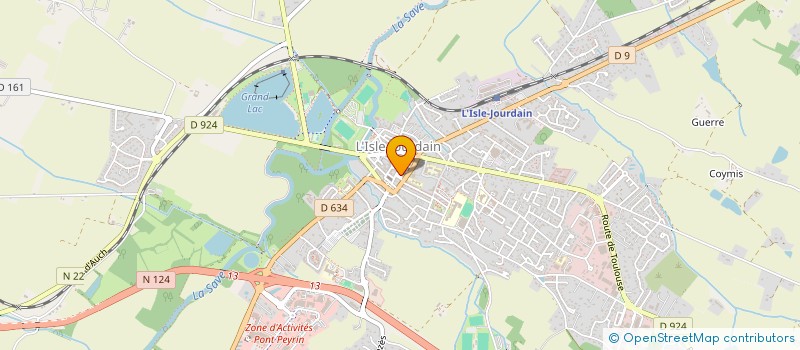 localisation de l'entreprise SCI AU PIED DE LA TOUR  L'ISLE-JOURDAIN