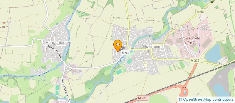 localisation de l'entreprise SCI AU PIF  HOLTZHEIM