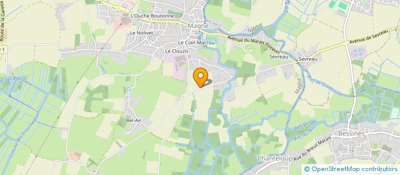 localisation de l'entreprise SCI AU POINT D'EAU  MAGNE