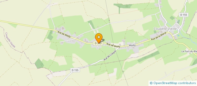 localisation de l'entreprise SCI AU POINT DU JOUR  COUPELLE-VIEILLE