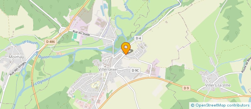 localisation de l'entreprise SCI AU PRE ROND à VILLERSEXEL