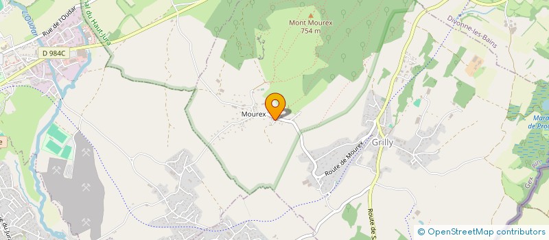 localisation de l'entreprise SCI AU PRESSOIR DE MOUREX  GRILLY