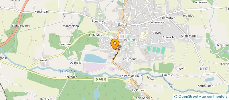 localisation de l'entreprise SCI AU PUR JUS  BAUD