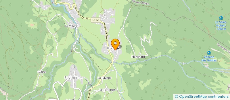 localisation de l'entreprise SCI AU REFUGE DE BLANCHE  FAVERGES-SEYTHENEX