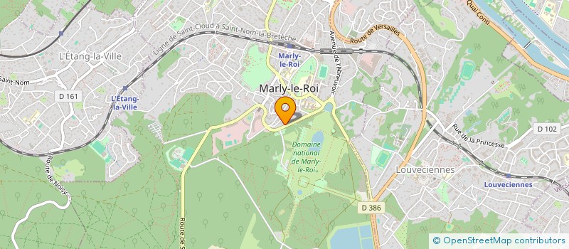 localisation de l'entreprise SCI AU ROY SOLEIL  MARLY-LE-ROI