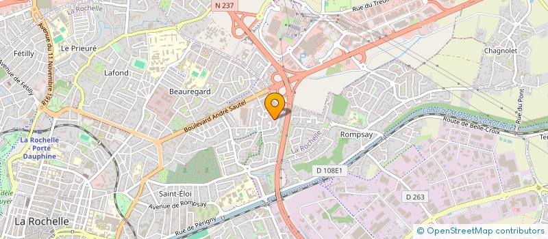 localisation de l'entreprise SCI AU SOLEIL  LA ROCHELLE
