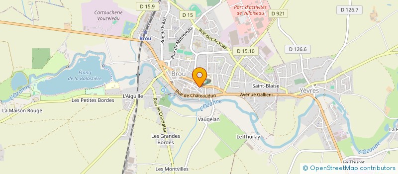 localisation de l'entreprise SCI AU SOLEIL D OR à BROU