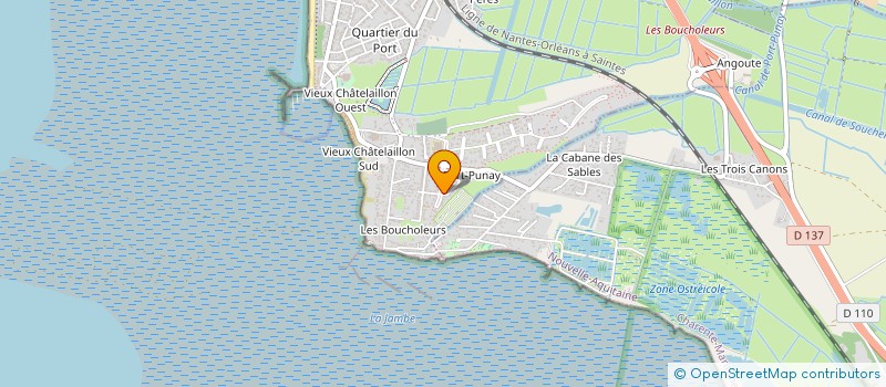 localisation de l'entreprise SCI AU TAMBOUR à CHATELAILLON-PLAGE