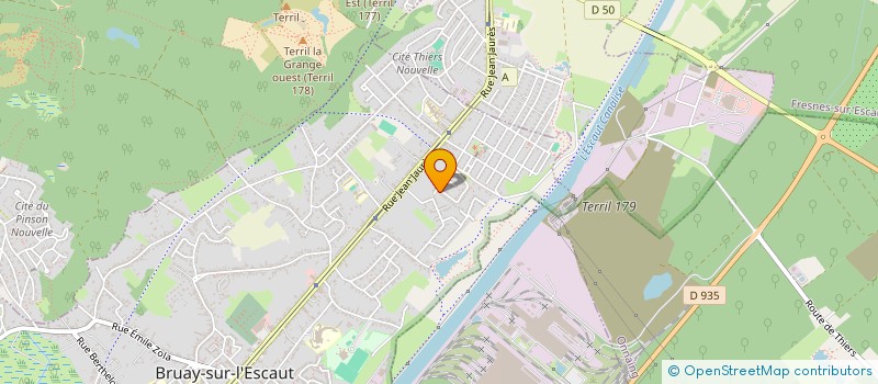 localisation de l'entreprise SCI AU VICQTORIEUX  BRUAY-SUR-L'ESCAUT