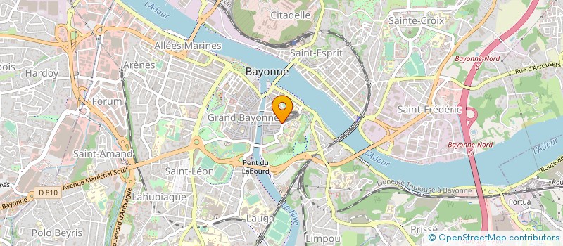 localisation de l'entreprise SCI AU VRAI CANTONNIER à BAYONNE