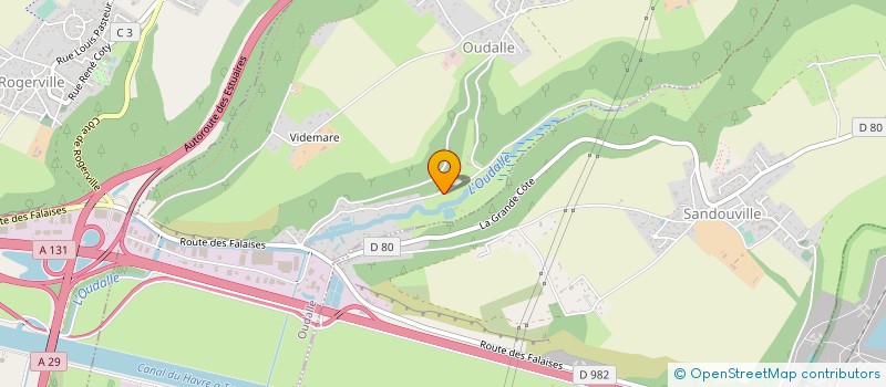 localisation de l'entreprise SCI AUBADE DES FONTAINES  OUDALLE