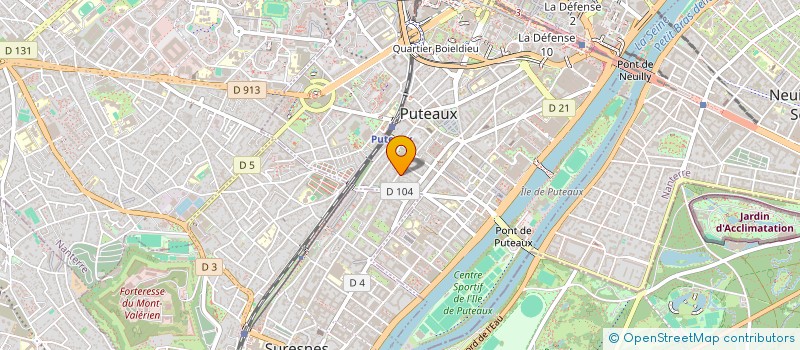 localisation de l'entreprise SCI AUBAM  PUTEAUX