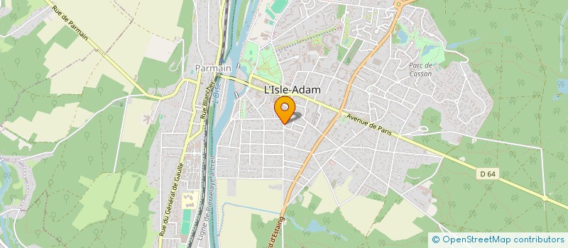 localisation de l'entreprise SCI AUBEL  L'ISLE-ADAM