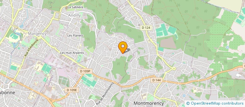 localisation de l'entreprise SCI AUBEL  SOISY-SOUS-MONTMORENCY
