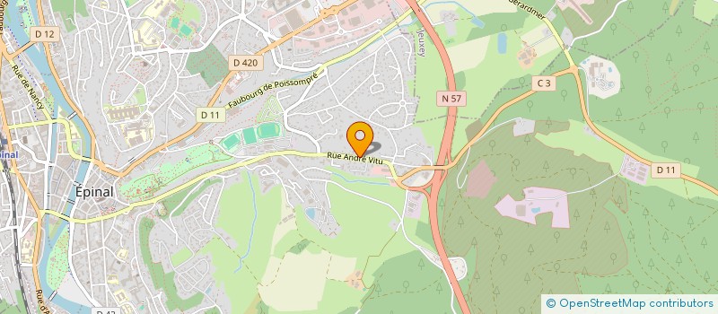 localisation de l'entreprise SCI AUBEL à EPINAL