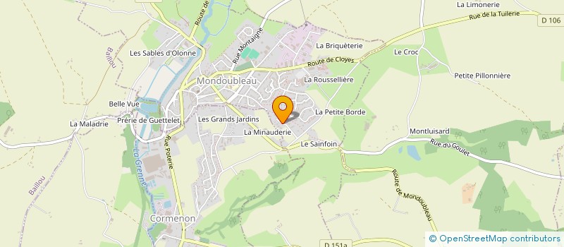 localisation de l'entreprise SCI AUBEMA  VENDOME