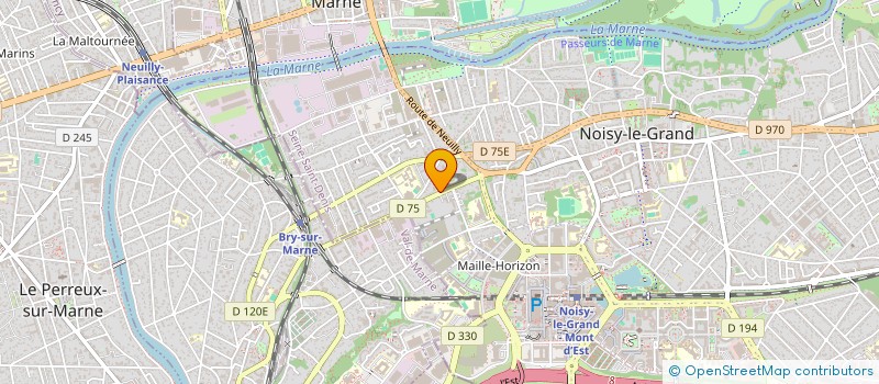localisation de l'entreprise SCI AUBEMA à NOISY-LE-GRAND