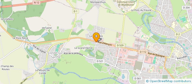 localisation de l'entreprise SCI AUBEN à CONDE-SUR-SARTHE