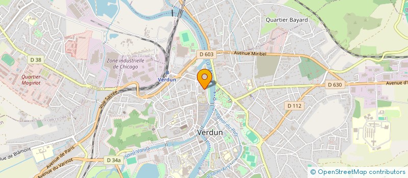 localisation de l'entreprise SCI AUBEPINE à VERDUN