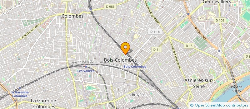 localisation de l'entreprise SCI AUBEPINE à BOIS-COLOMBES