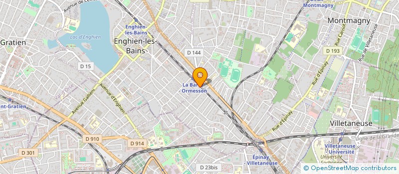 localisation de l'entreprise SCI AUBEPINES  DEUIL-LA-BARRE