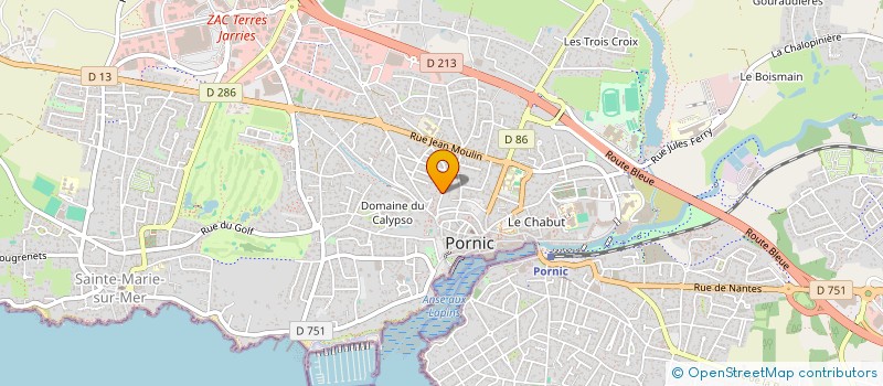 localisation de l'entreprise SCI AUBER 104  PORNIC