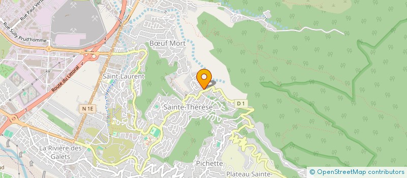localisation de l'entreprise SCI AUBER à LA POSSESSION