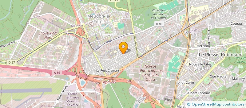 localisation de l'entreprise SCI AUBERELLE  CLAMART