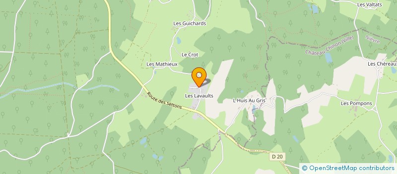 localisation de l'entreprise SCI AUBERGE DE L'ATRE  QUARRE-LES-TOMBES