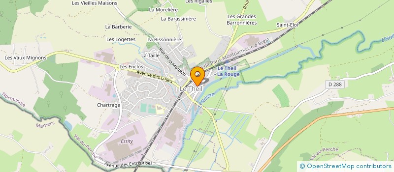 localisation de l'entreprise SCI AUBERGE DE LA CLOCHE à VAL-AU-PERCHE