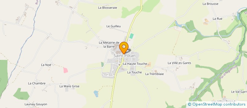 localisation de l'entreprise SCI AUBERGE DE MANOIR  SAINT-POTAN