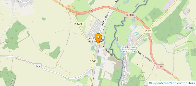 localisation de l'entreprise SCI AUBERGE DES FLEURS  LES THILLIERS-EN-VEXIN