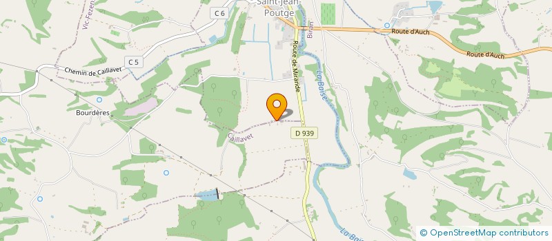 localisation de l'entreprise SCI AUBERGE DU MURIER  CAILLAVET