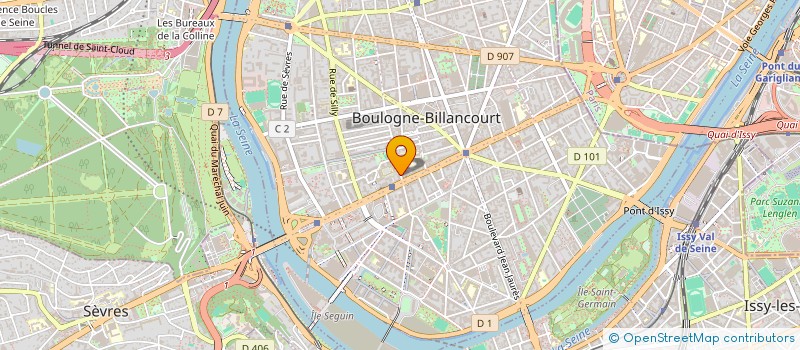 localisation de l'entreprise SCI AUBERGE SAINT PIERRE à BOULOGNE-BILLANCOURT