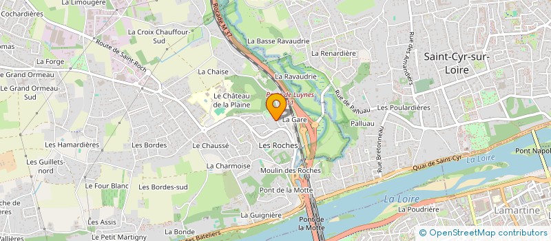 localisation de l'entreprise SCI AUBERGINE à FONDETTES
