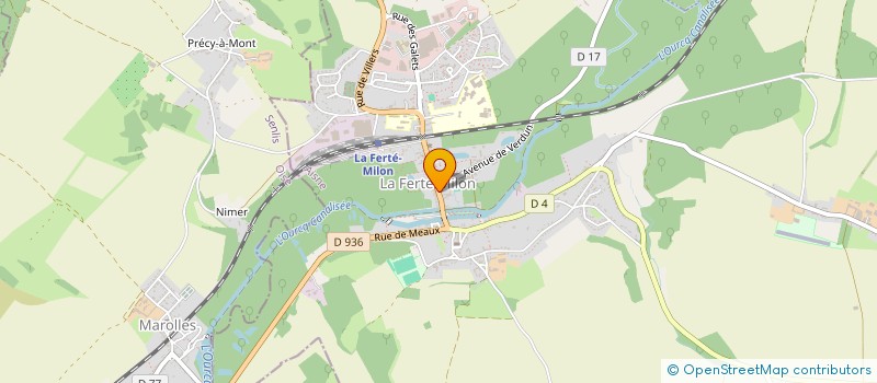 localisation de l'entreprise SCI AUBERT  LA FERTE-MILON