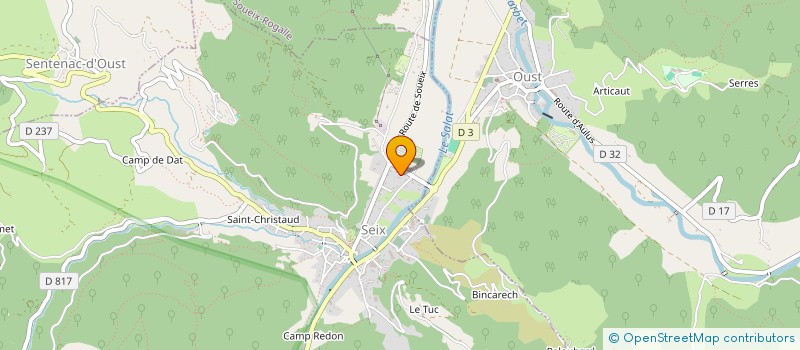 localisation de l'entreprise SCI AUBERT à SEIX