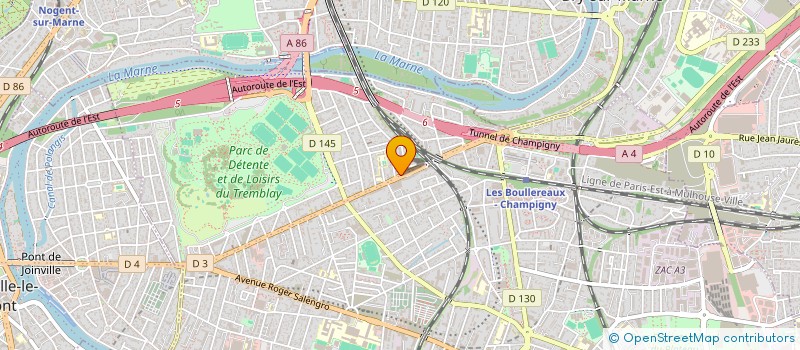 localisation de l'entreprise SCI AUBERT  CHAMPIGNY-SUR-MARNE