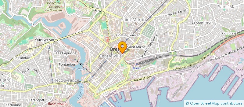 localisation de l'entreprise SCI AUBERT  BREST