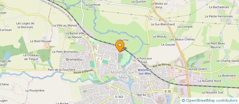 localisation de l'entreprise SCI AUBERT F  MONTFORT-SUR-MEU