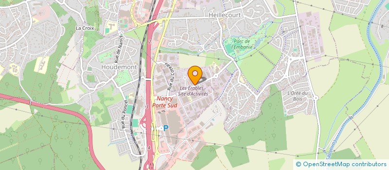 localisation de l'entreprise SCI AUBERT INVESTISSEMENTS  HEILLECOURT