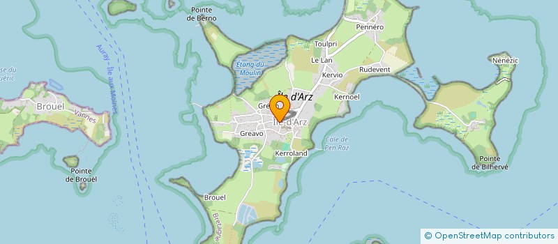 localisation de l'entreprise SCI AUBERT LORY  ILE D'ARZ