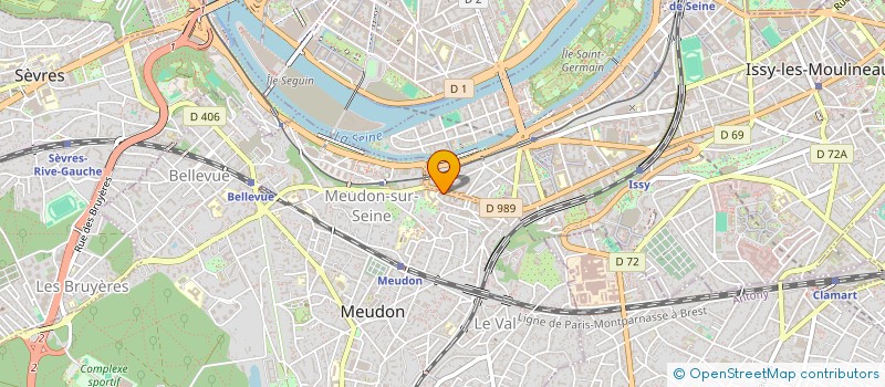 localisation de l'entreprise SCI AUBERT VAN VUCHT à MEUDON