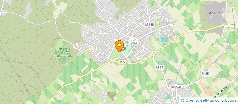 localisation de l'entreprise SCI AUBERTIN BERTRAND  PIGNAN