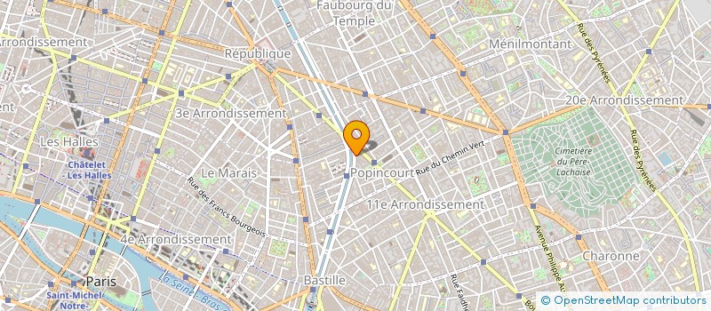 localisation de l'entreprise SCI AUBERVILLIERS  PARIS