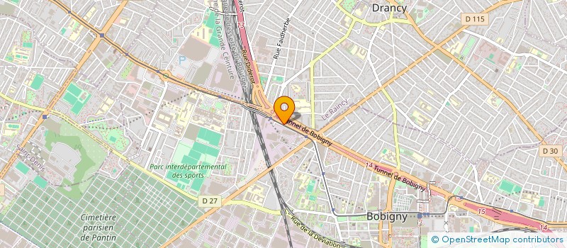 localisation de l'entreprise SCI AUBERVILLIERS LEFRANC à BOBIGNY